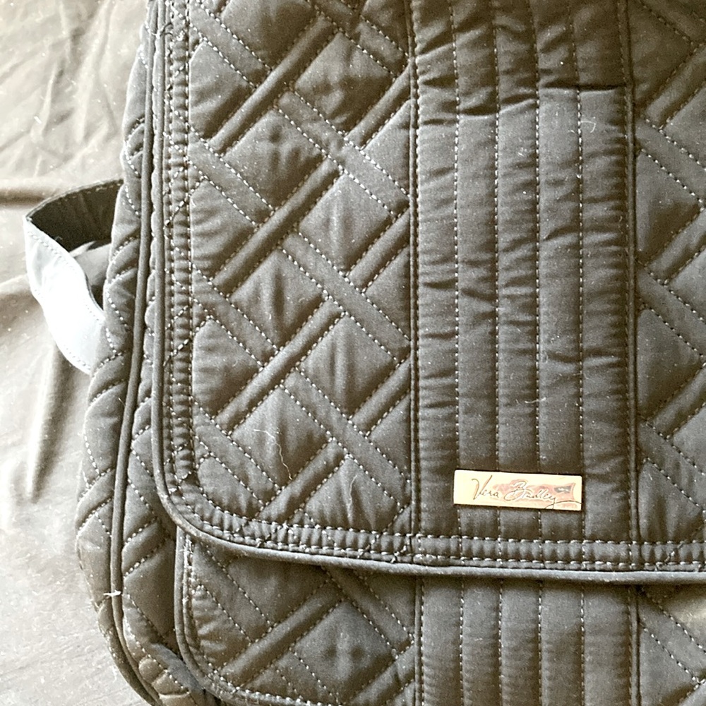 GUC Black Vera Bradley Quilted Crossbody Bag